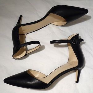 D'Orsay Ankle Strap Pump, worn once | 7.5
